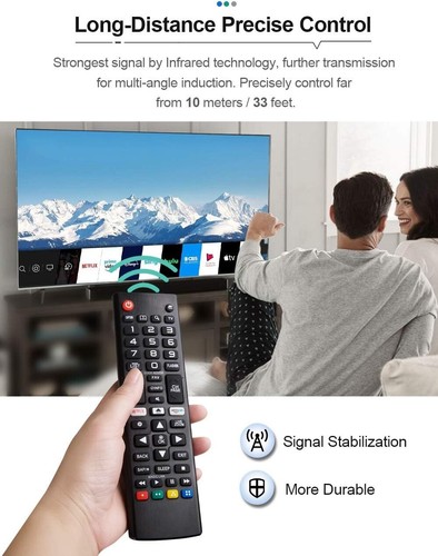 Universal Remote for All LG Smart TV LCD LED HDTV AKB75095307 AKB75375604 A2 - Picture 4 of 6