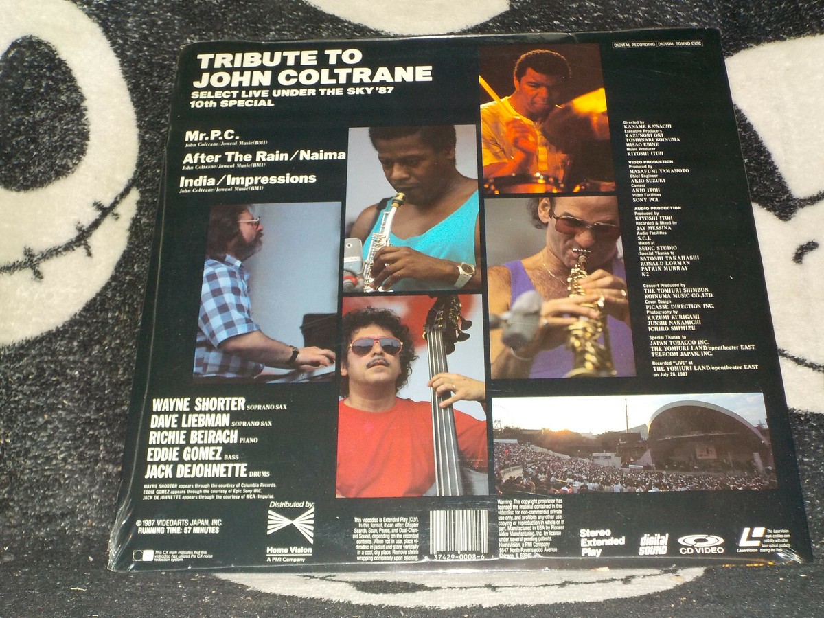 Tribute to John Coltrane Select Live Under the Sky 87 NEW SEALED