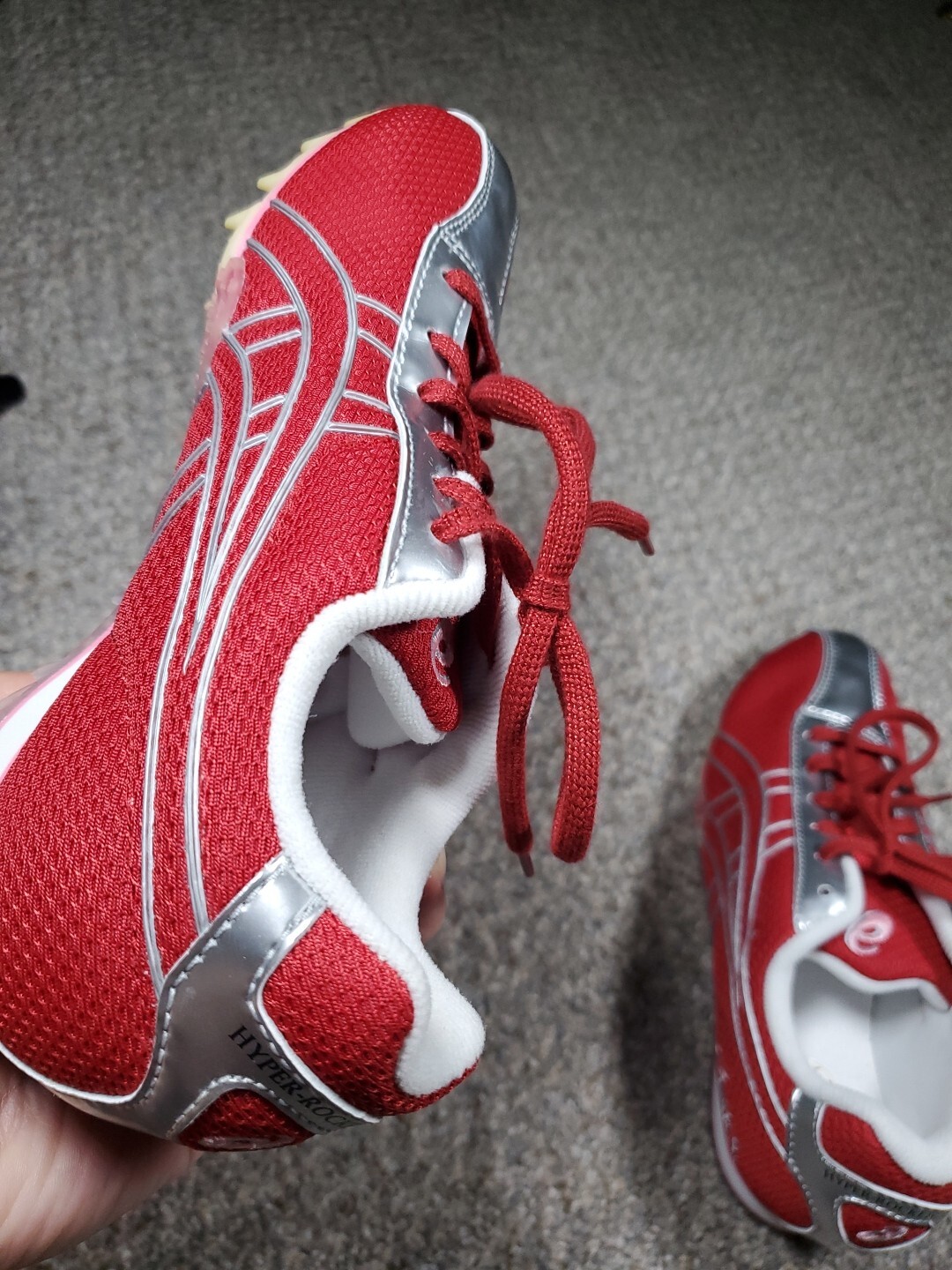 ASICS Hyper Rocketgirl 2 Track Spikes Shoes Women's Size 7.5 Red NWB GN555-2793 thumbnail 11