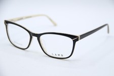 NEW L.A.M.B. LAMB LAUF106 BLACK AUTHENTIC DESIGNER EYEGLASSES 56-17