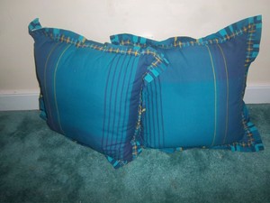 pier one navy pillows