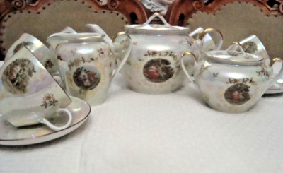 Original Vintage Tea Set Madonna Service KAHLA Porcelain Germany 1961-1980