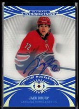 2021-22 Ultimate Collection Introductions Auto #UI-74 Jack Drury RC