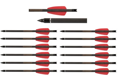 12 x Armbrustbolzen Carbonbolzen 7,5 Zoll für Cobra R9, RX, Adder