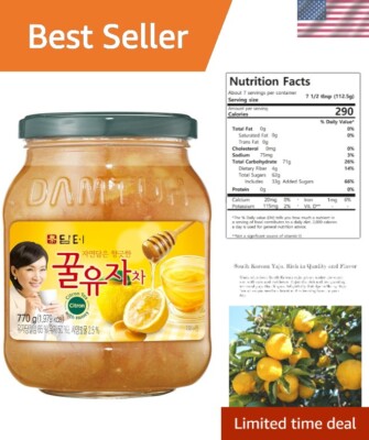 Deliciously Sweet Korean Honey Citron Tea - 770g Yuja Preserves for Every Taste