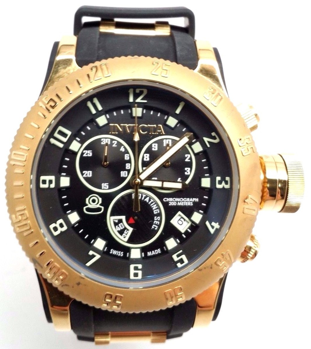 日本初入荷★クロノグラフ★Russian Diver★Invicta Invicta Men's 15562 Russian Diver Analog Display Swiss Quartz