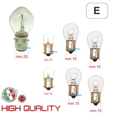 Ampoule Ba 15s (12V 21W) Pour Clignotants Avant / Arrière VESPA Px