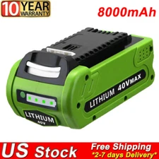 29472 8.0Ah Li-ion Battery For Greenworks 29472 40V G-MAX 29462 29482 2901319