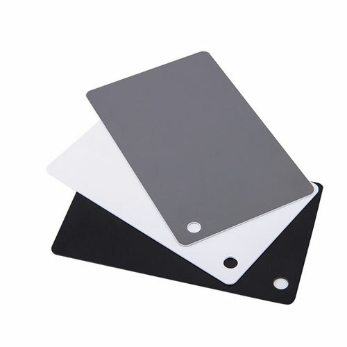 GC2 Gray Card White Balance Card Set Small Portable 8.5x5.4cm color