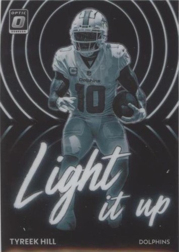 tyreek hill signed autographed 2016 Donruss Optic RC w/Cheetah PSA