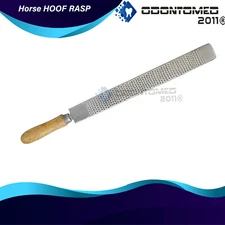 14" Farriers Horse Hoof Double Side Rasp Wooden Handle_Rasp & File ODM