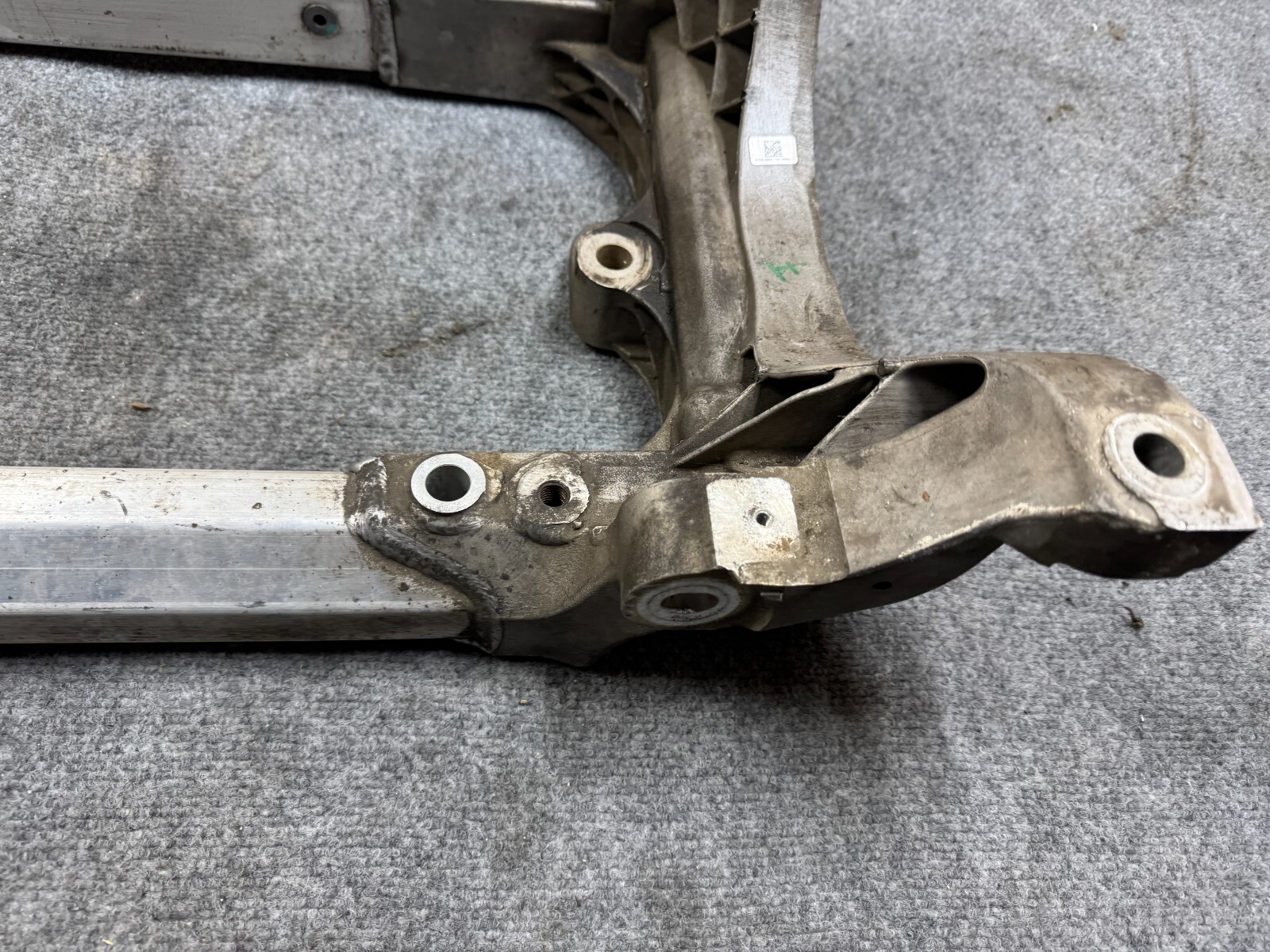 MASERATI GHIBLI M157 14-17 OEM RWD FRONT ENGINE CRADLE SUBFRAME CROSSMEMBER 60K