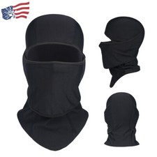 Winter Fleece Thermal Windproof Motorcycle Balaclava Face Mask for Men Women Ski