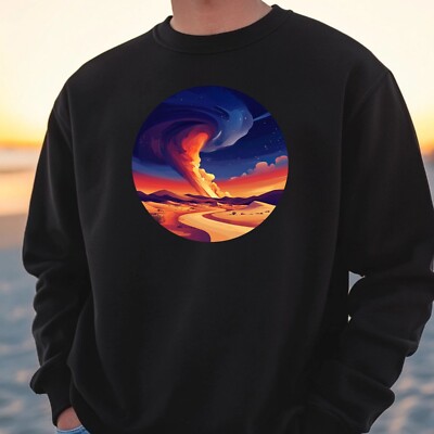 Tornado Wüste Sweatshirt Kuschelig und Perfekt für jeden Anlass S bis 4XL
