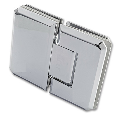 Kolf 180° rahmenlos Glas zu Glas Dusche Tür Scharnier Halterung Chrom 8 mm - 12 mm