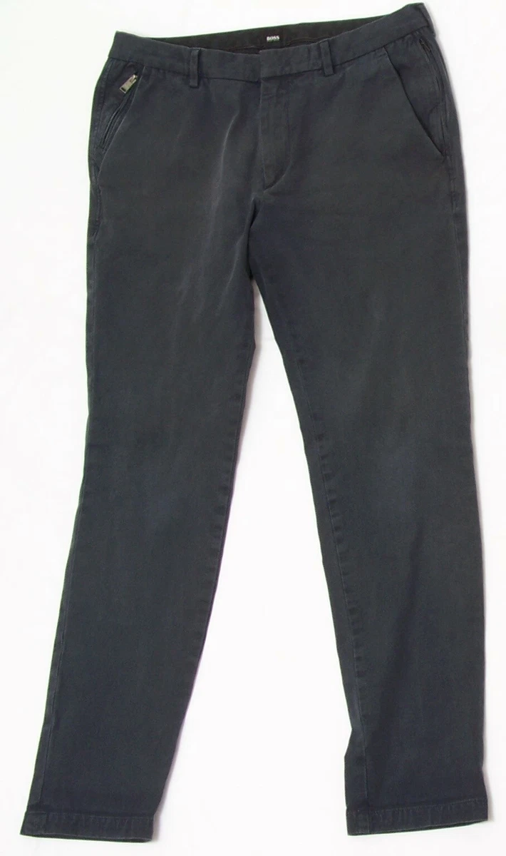 HUGO BOSS Men s Slim Fit Trousers in TRAVEL Friendly Stretch
