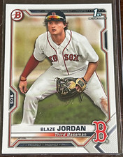 2021 Bowman Paper Base Blaze Jordan 1st Prospect Boston Red Sox #BCP-71