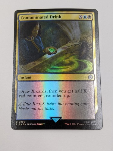 Contaminated Drink - PIP 0099 - MTG Magic the Gathering Fallout Foil - Picture 1 of 10