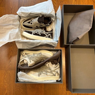 rick Low-top casual board shoes men's and women's shoes owens