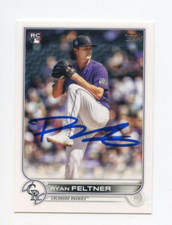 RYAN FELTNER SIGNED 2022 TOPPS BASEBALL CARD AUTO