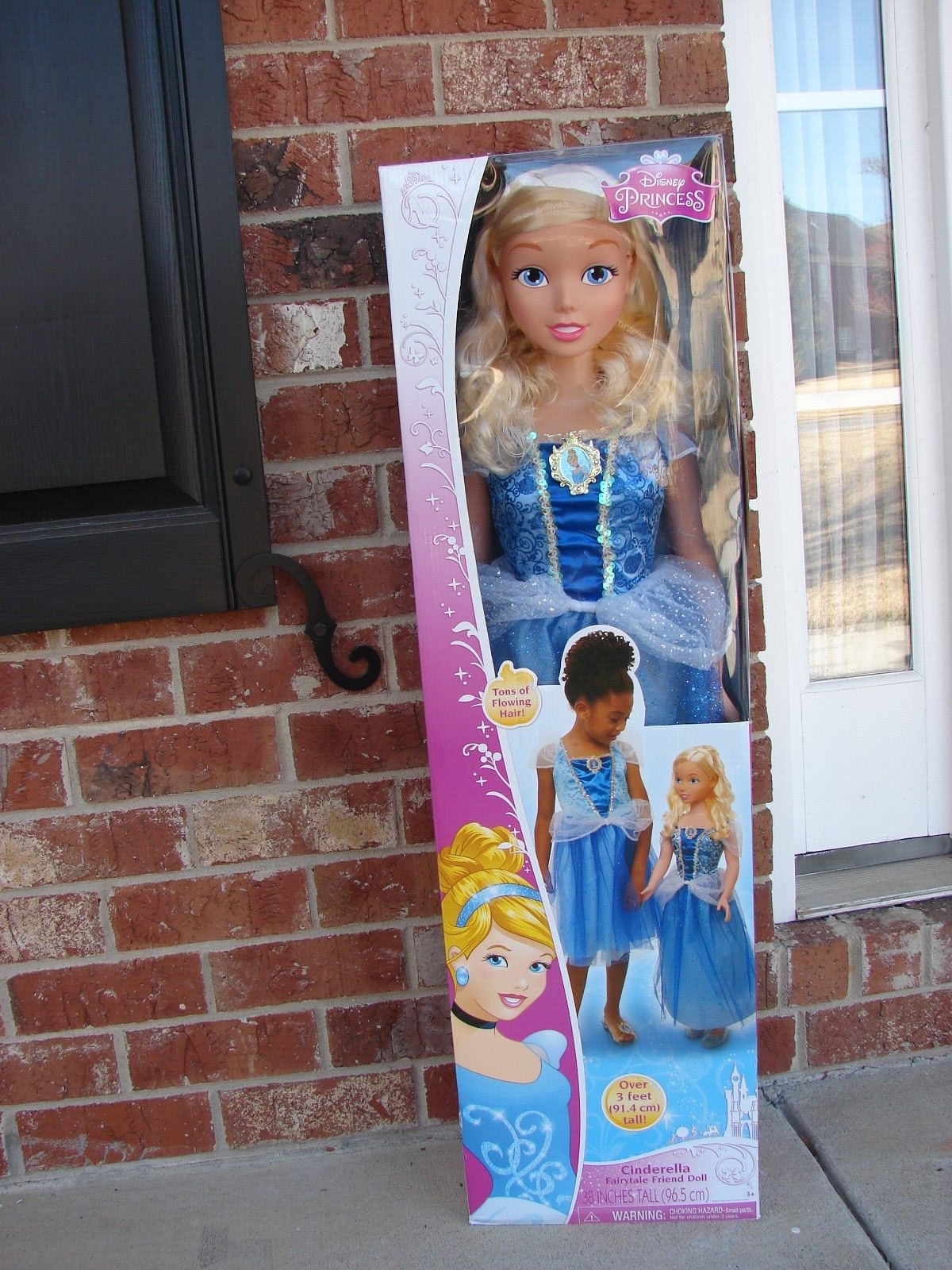 Disney Princess Cinderella My Size Doll 38" Life Size NEW RA