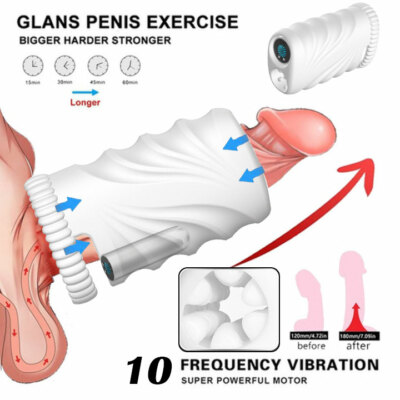 Vibrating Penis Cock Trainer Massager Male Masturbators penis sleeve  Lubricants | eBay