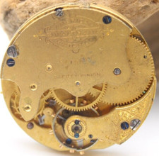 1891 WALTHAM POCKET WATCH MOVEMENT 5118917 GRADE: M 0s 7j F4B3