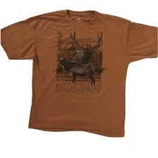 Outdoor Living Mens Sz XXL T-shirt Hunting Light Brown T-Shirt