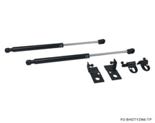 P2M Phase 2 BLACK Hood Bonnet Dampers Set for Scion FR-S Subaru BRZ GT86 New