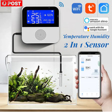 WiFi Tuya Smart Aquarium Water Temperature Detector Thermometer Humidity Meter