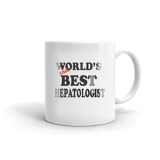 World's 2nd Best Hepatologist Coffee Tea Printed Mug Gift for Liver Doctor