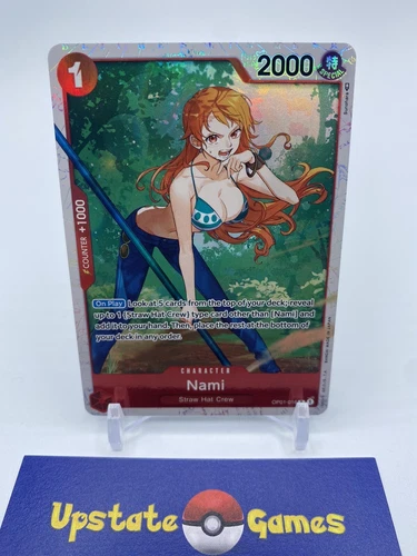 One Piece TCG Nami OP01-016 ST10 Alt Art