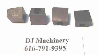 (4) Wedge Carbide Indexable cutter Tool holder parts Face Mill LEFT Hand Threads