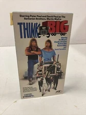 Think Big VHS VCR Video Tape Used Peter Paul Inc. Media 1991 RARE “Used Rental”