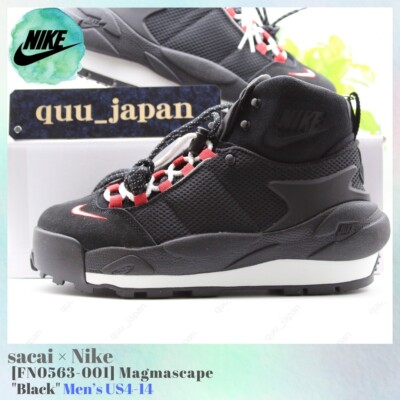 スニーカー Sacai Nike Magmascape Black FN0563-001 sacai × Nike Magmascape Black FN0563-001 Men's US4-14 NEW | eBay