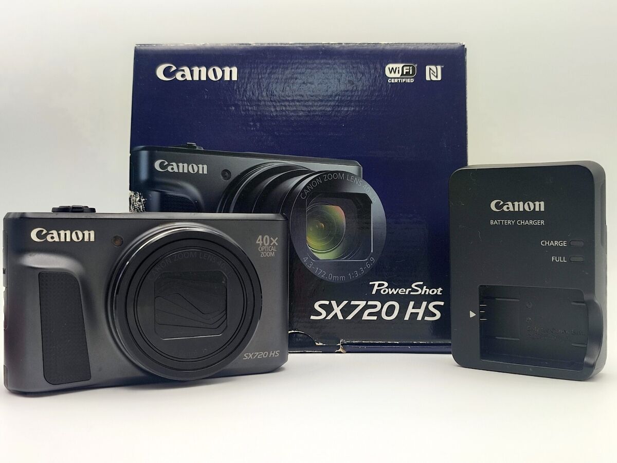 Canon Power Shot SX720 HS Black 20.3MP Compact Digital Canon Power Shot SX720 HS Black 20.3MP Compact Digital