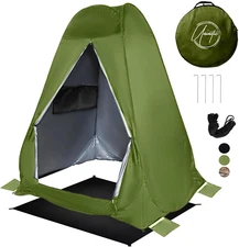 Pop up Large Privacy Tent - 7Ft Tall - Oversized Strong Camping Toilet Tent- Por