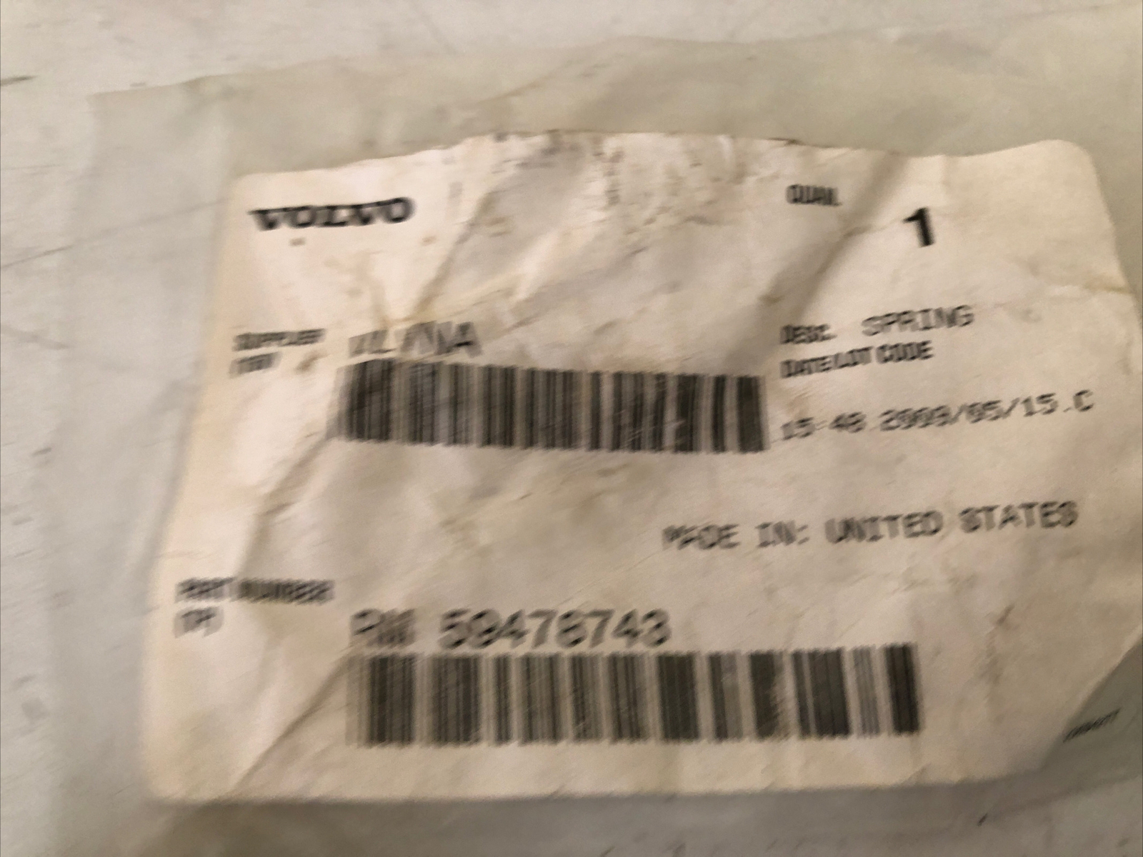 Volvo RM59478743 Springs for sale online eBay
