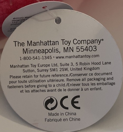 Manhattan Toy Company Plush Roller Skate (2) - Picture 4 of 4