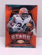 Nick Chubb 2021 Panini Certified Stars Mirror Orange #135/149 COLOR MATCH