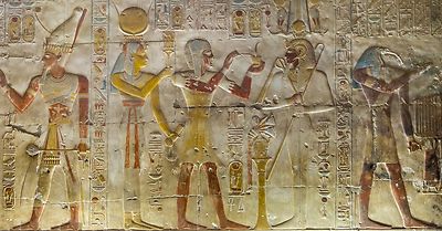 EGYPT ANCIENT PYRAMID pharaohs - Cleopatra - A0 CANVAS PRINT - Egyptian