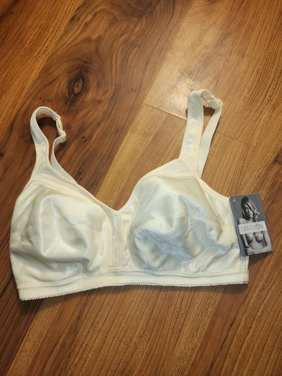 SARA　0617 Dominique Bra Womens Beige Sz 36c No Underwire No Padding