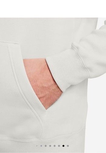Nike Sudadera Para Hombres 2xlt Beige Hueso Blanco Pullover Sudadera con Capucha Suéter Nuevo 3262 - Imagen 3 de 5