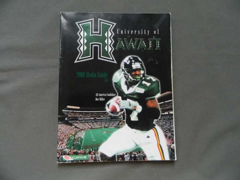 University of Hawaii Football 2000 Media Guide UH