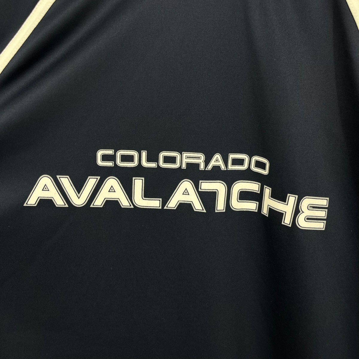 Pull Vintage Colorado Avalanche NHL - Logo Brodé, Taille XXL Noir, Occasion