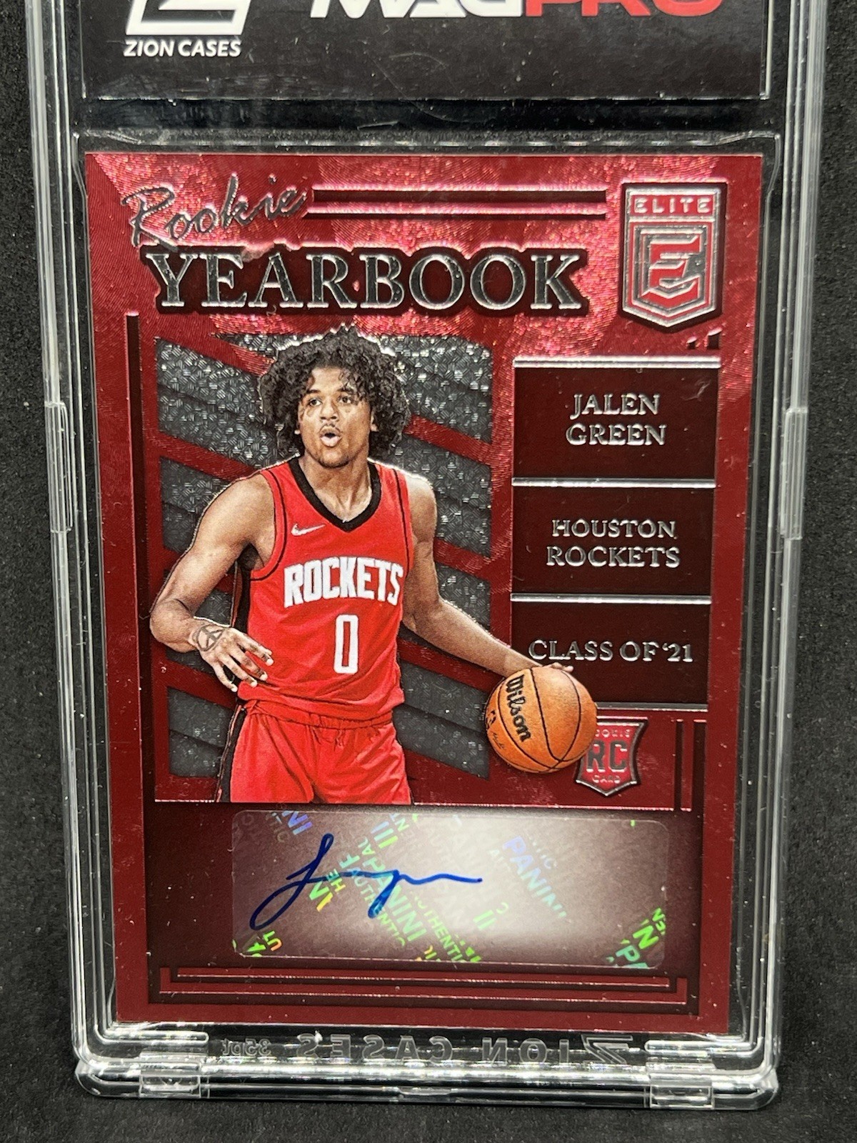 2021-22 Donruss Elite Rookie Yearbook Auto Jalen Green #RY-JGR Auto RC