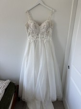 Rebecca Ingram US 16 Wedding Dress | Sparkle Tulle Lace A-Line | Disney Mickey