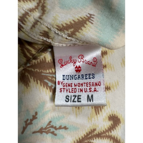 Lucky Brand Dungarees by Gene Montesano Shirt Button Down MED - Picture 12 of 12