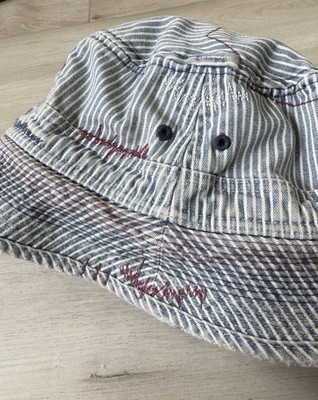 Polo Ralph Lauren Quality Goods 1967 NY Distressed Denim Striped
