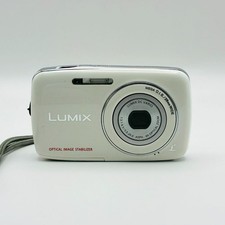 Panasonic DMC S1 fotocamera digitale bianca MEGA OIS compatta 28 mm 4x zoom pronto